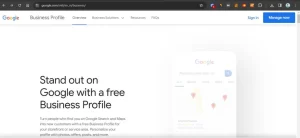 google business profile login