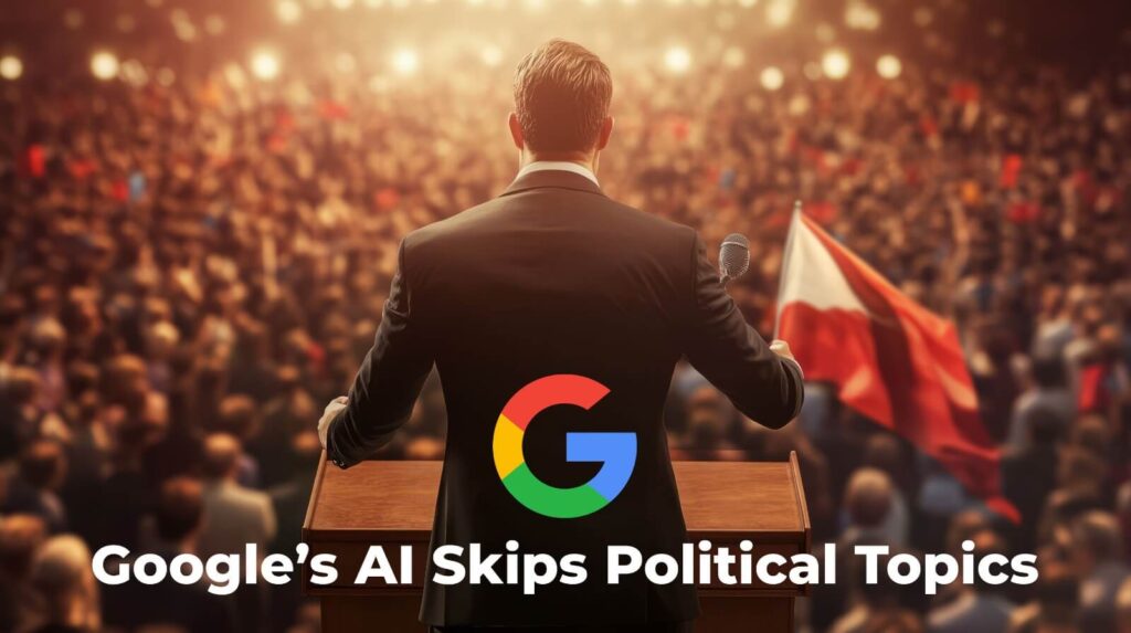 google is skipping political answers through ai for safety